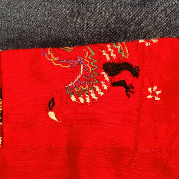 Vintage Women's S Collection Aztec Inspired Embroidered Denim Jacket Medium #700 - Picture 2 of 9